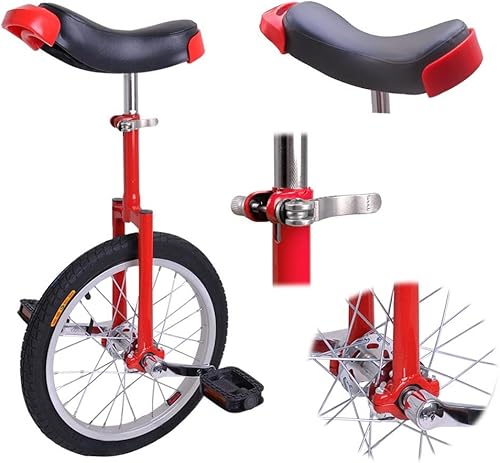 Miniatura 12 de ZeHuoGe 16" Unicycle Excelente Manganeso Marco de Acero de Manganeso Protección Mute Cojinete de EE.UU. Entrega Naranja,Azul,Con color,Rojo
