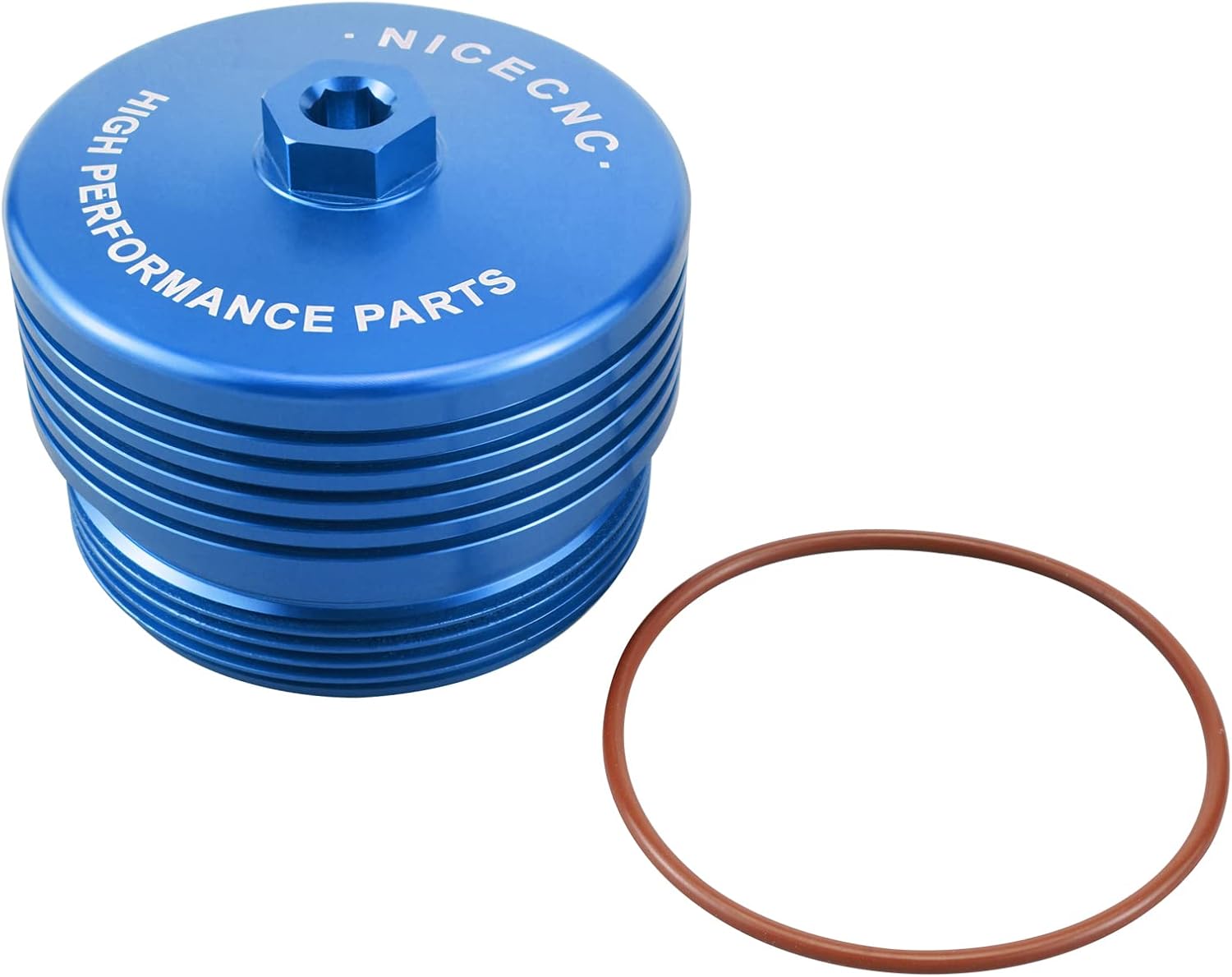NICECNC Aluminum Oil Filter Cover Cap with Seal Oring
