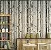 Papel tapiz retro nostálgico papel pintado de PVC verde grano de madera...