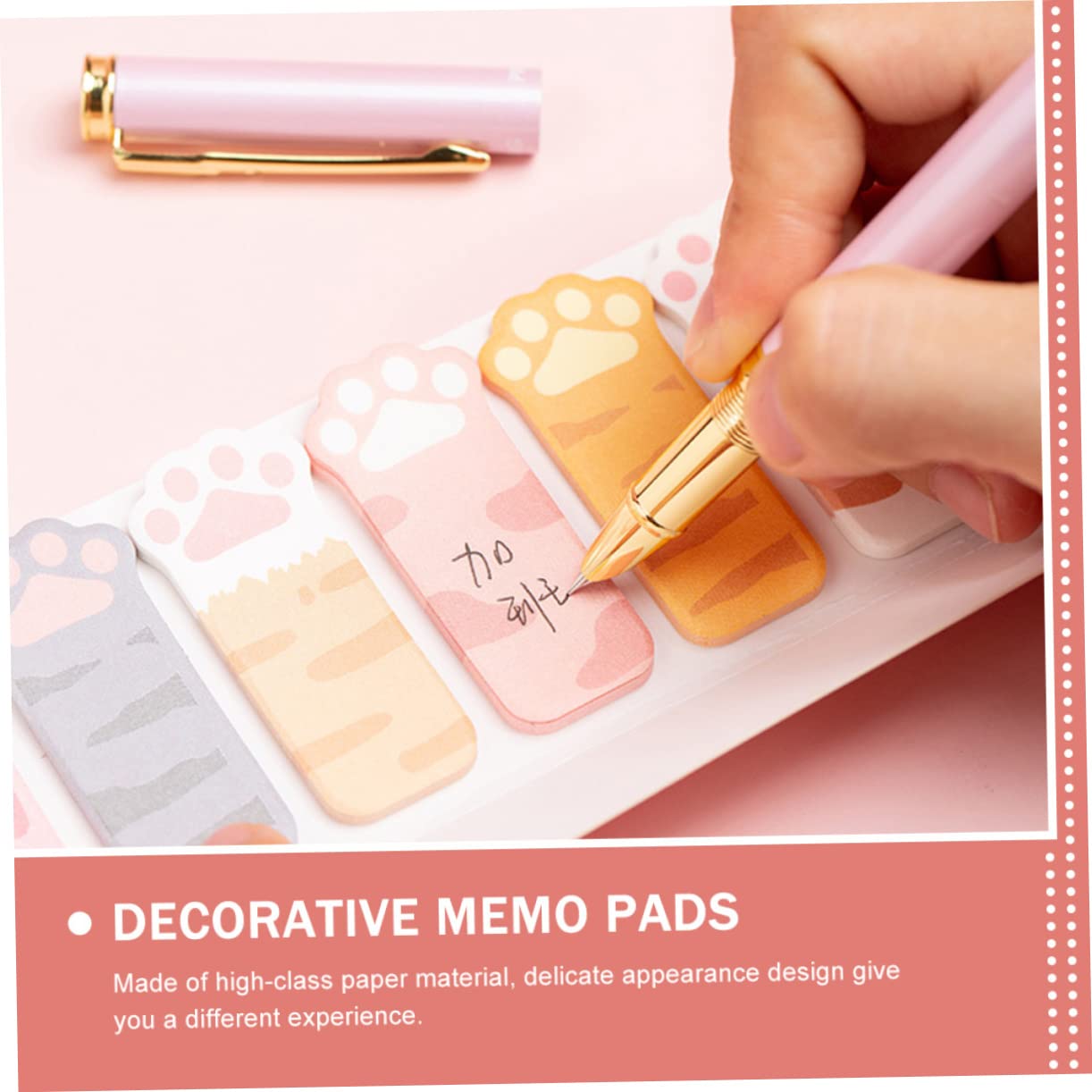 NUOBESTY 5 Ensembles Note Collante Autocollants Pour Le Scrapbooking Marqueurs Classe Pastel Marque Page Marques Pages Onglets Mémo Déchirable Onglets De Livre Collants Papier 2 Pièces * 5