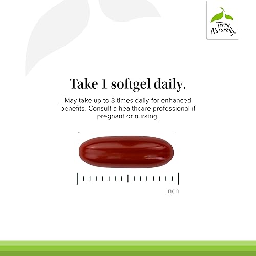 Miniatura 4 de Terry Naturally Clinical OPC Extra Strength - 60 cápsulas blandas - Suplemento de extracto de semillas de uva francesa - Apoya la salud cardíaca y