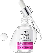 IT Cosmetics Bye Bye Lines Hyaluronic Acid Serum for Face - Hydrating Anti-Aging Facial Serum With Peptide & Vitamin B5, Visibly Plumps Skin, Smooths Look of Fine Lines, For All Skin Types - 1 fl oz
