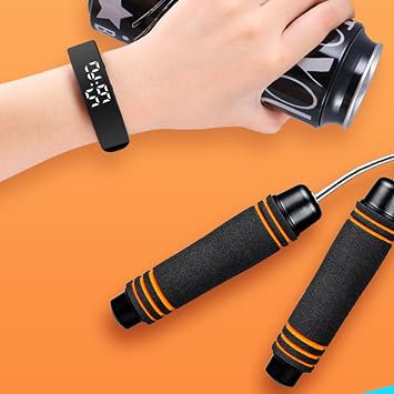 Fitness Tracker Bracelet Vibration Alarm Pedometer Watch Monitor Calories | Smart Wristband Activity Fitness Trackers for Men Student Runners Running Walking Workout Outdoor Sports Gym Exercise