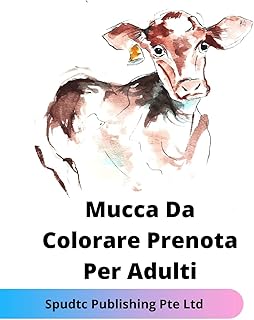 Mucca Da Colorare Prenota Per Adulti