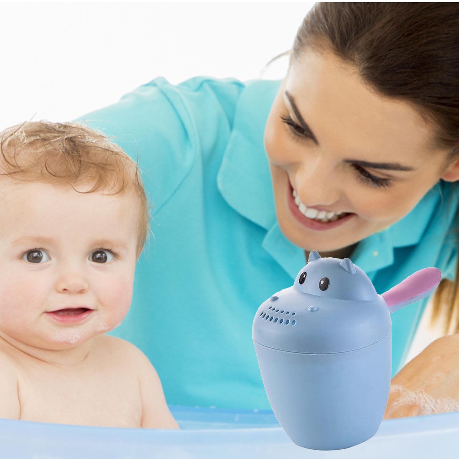Płukanka do kąpieli dla niemowląt - Kubek do spłukiwania szamponu | Baby Rinse Cup Baby Bath Rinser Wash Hair Cup chroniący oczy niemowlęcia