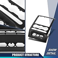 Vista 7 de PIT66 Cubierta del panel central del bisel del tablero compatible con Ford F150 4L3Z-1504302-AAA 2004-2008