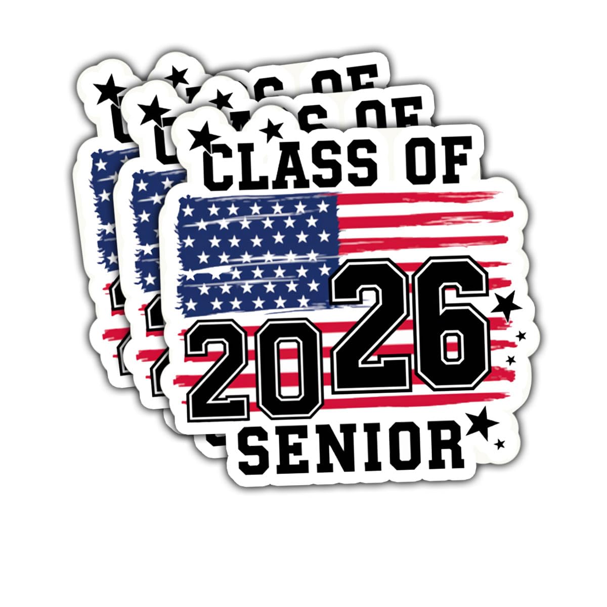 Photo 1 of (3pcs - 3in) Senior Class of 2026 Graduation Sticker – Inspirational Class of 2026 Quote Vinyl Decal Waterproof for Laptop, Water Bottle, Car, Tumbler (9, 3 Inches)