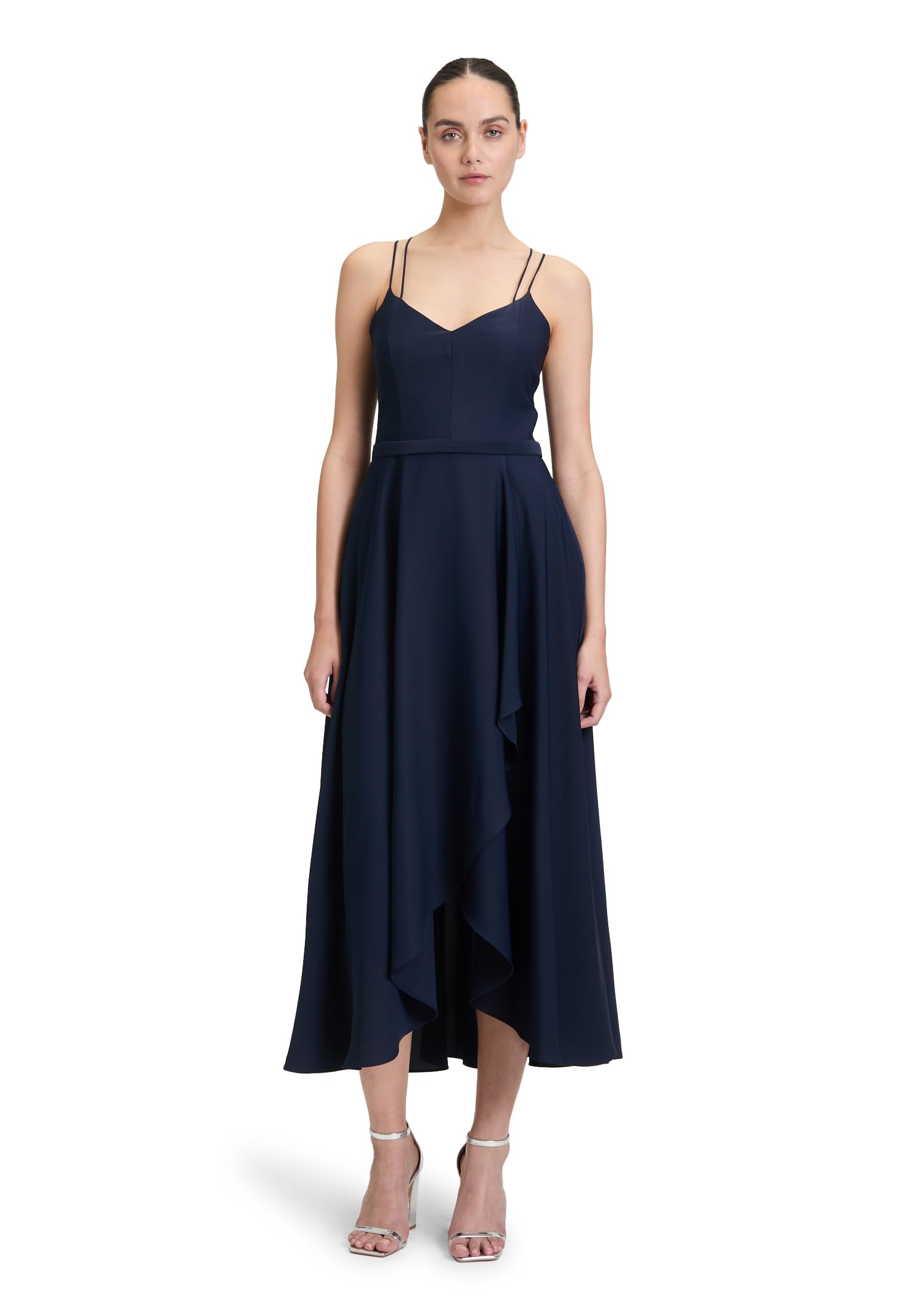 Vera Mont Damen Abendkleid mit Volant