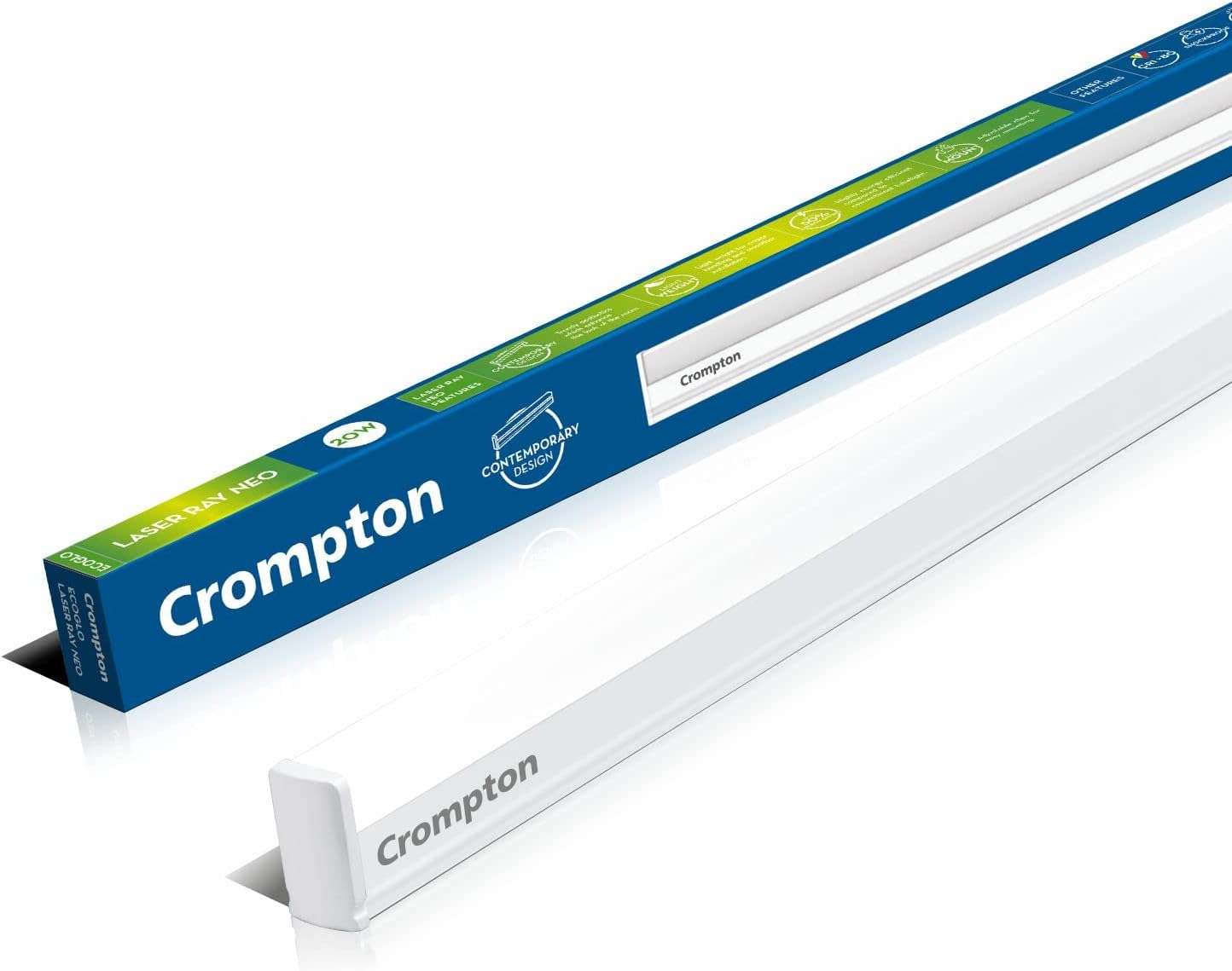 Crompton Laser Ray Neo 24 W LED Batten (Cool Day Light) - (Pack of 1)