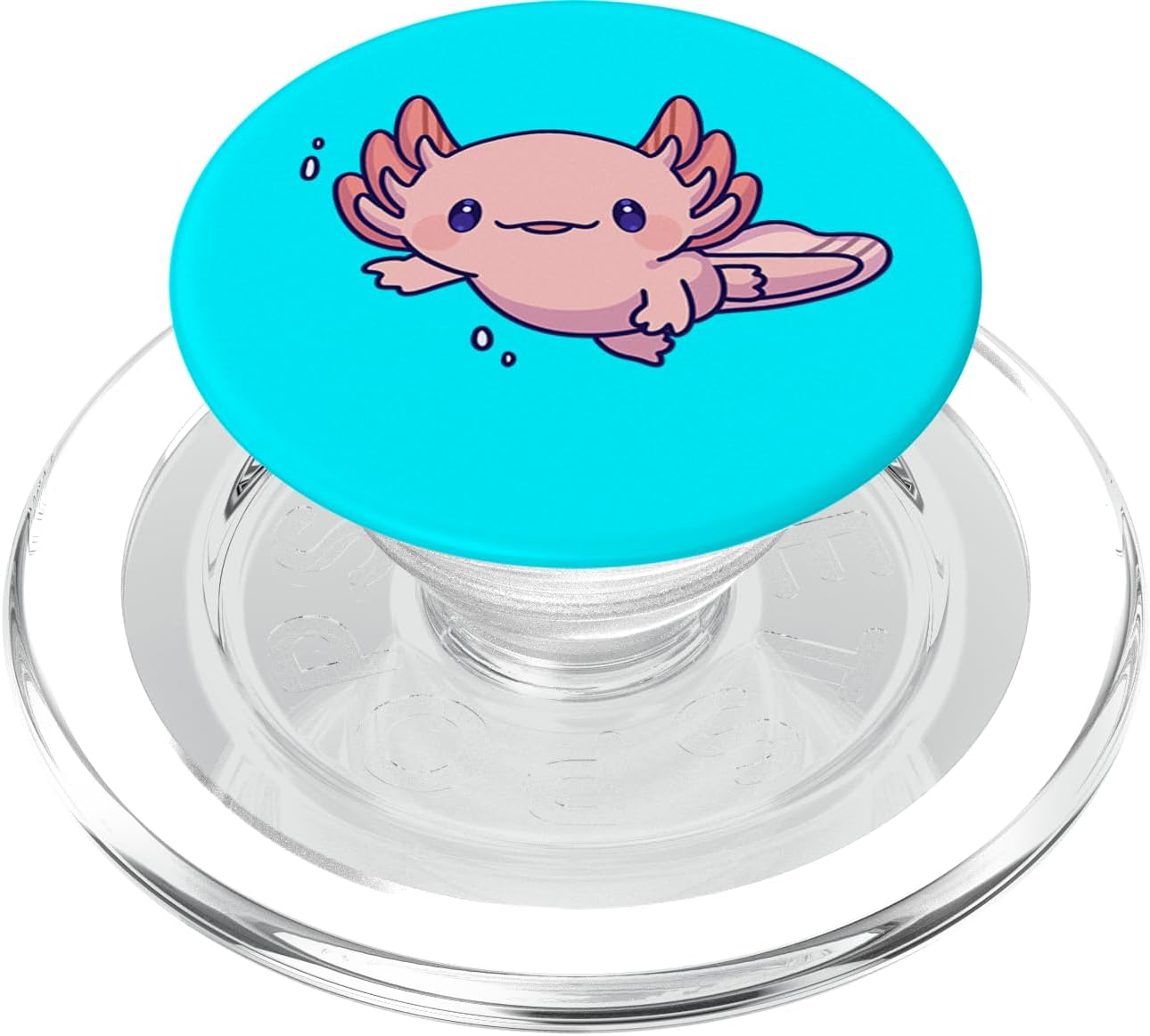 Kawaii Axolotl Gifts Kawaii Axolotl Art Graphic Cute Axolotl PopSockets Grip and Stand for Phones and Tablets PopSockets PopGrip for MagSafe