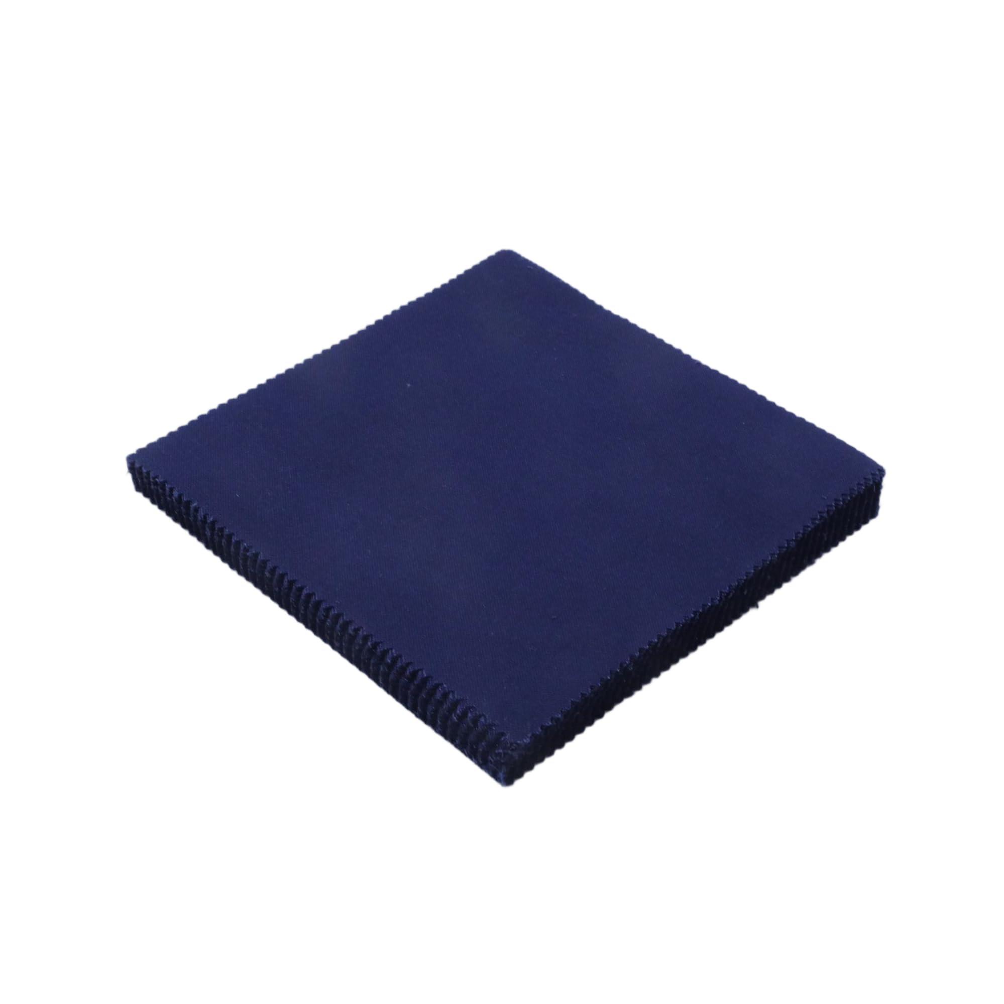 CraftsFabrics 100% Cotton Charm Pack Fabric Squares, 42 Pieces 5" Quilting Squares for Sewing & Patchwork, Navy Blue