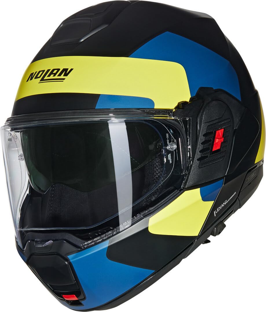 Nolan N120-1 Omocromo 346 Çene Açılır Motosiklet Kaskı L