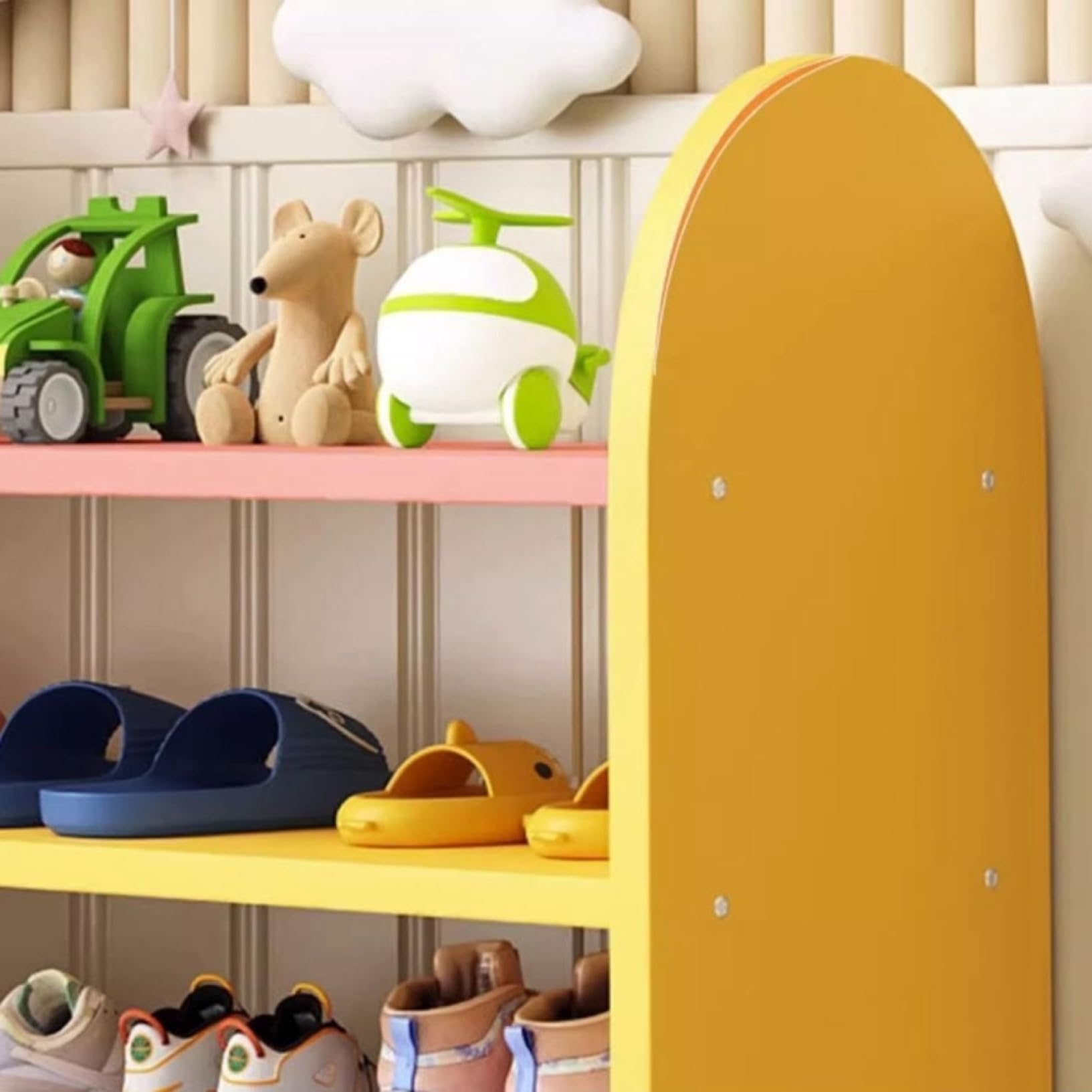 Amazon｜シューズラック 幼稚園 キッズ用 可愛い 下駄箱 靴棚 子供靴