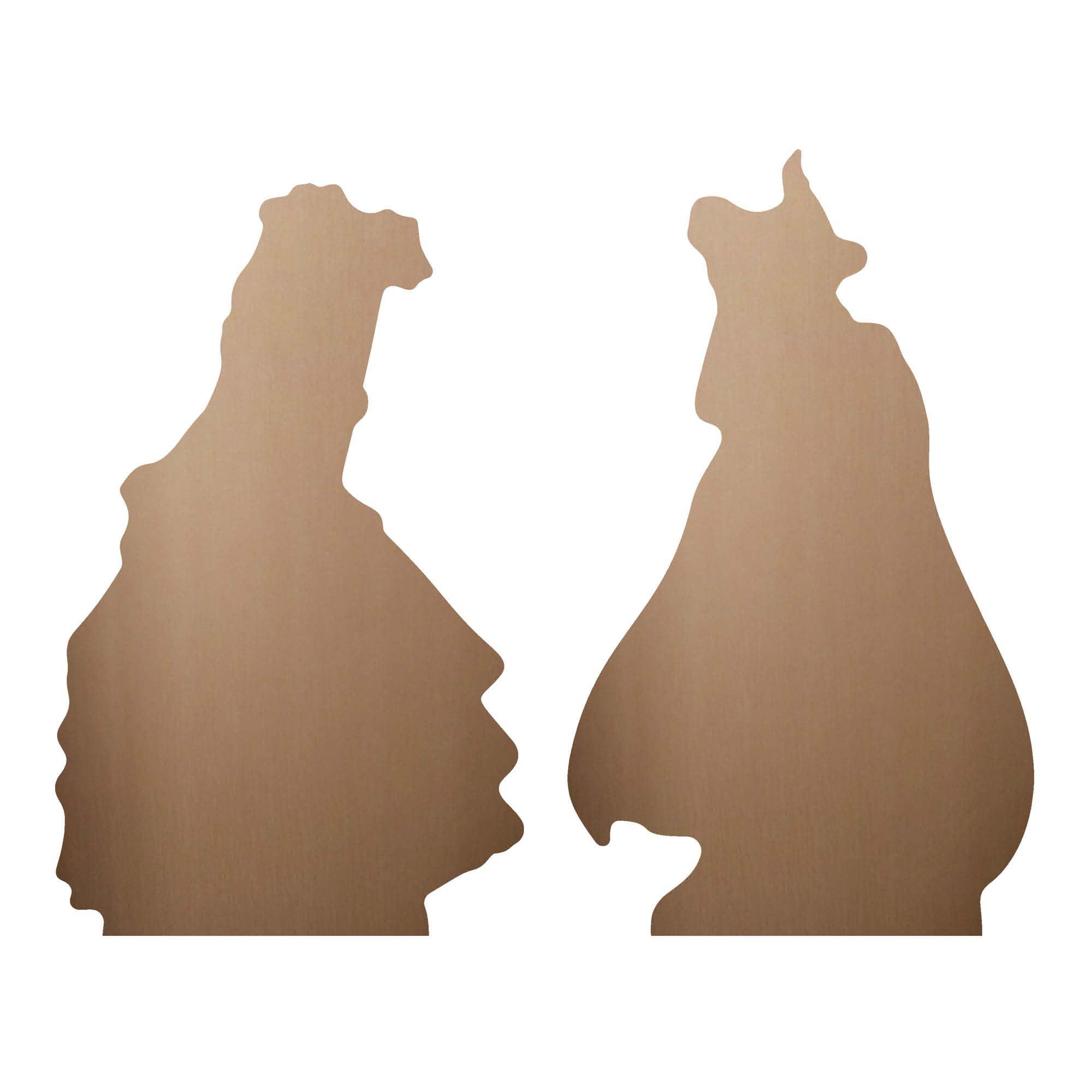 Star Cutouts SC4642 Wicked Duo Glinda & Elphaba - Recortes de cartón de 31 cm, 2 Unidades, Ideal para Fiestas, cumpleaños y decoración de Habitaciones