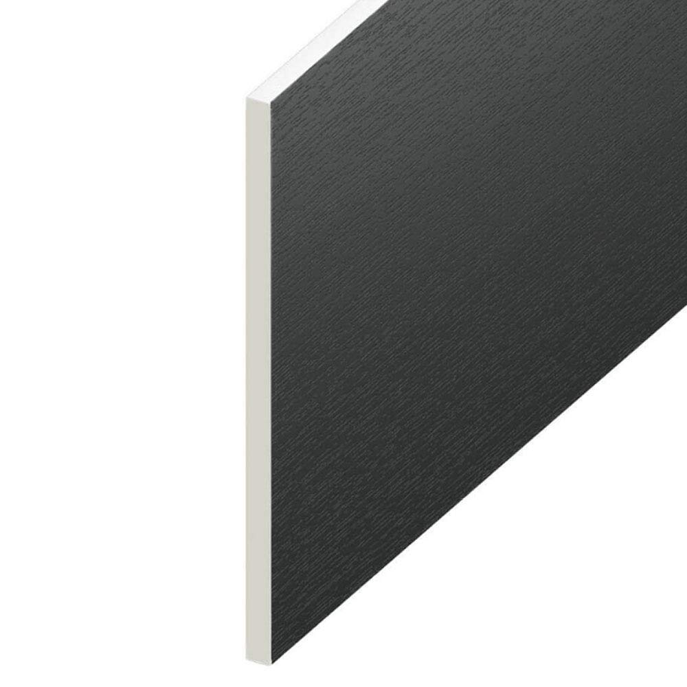 Upvc Flat Plastic Board Anthracite Grey - 200mm Wide x 2 Metres Long