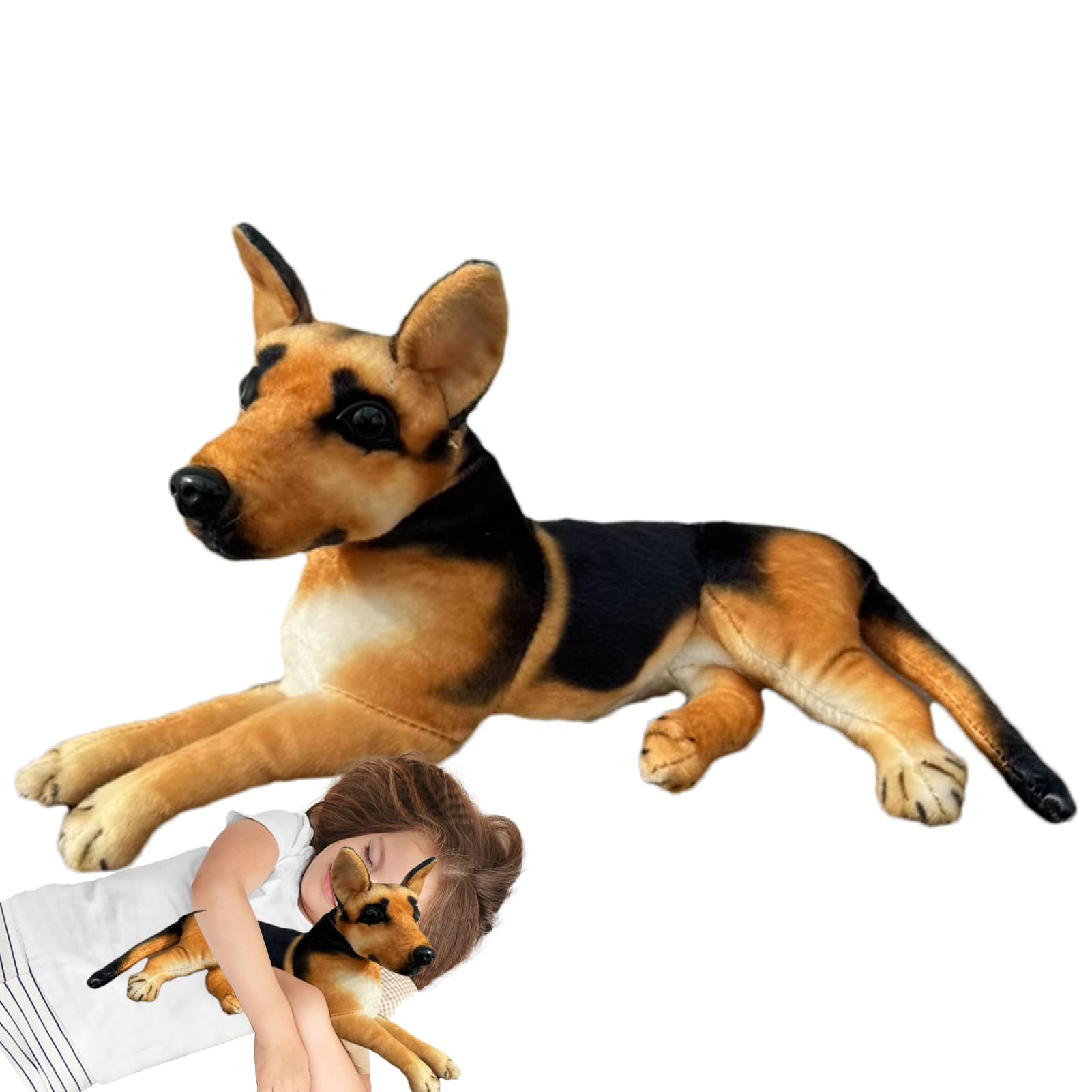 Amazon.co.jp: Mdikawe 大きな犬のぬいぐるみ、羊飼いの犬のぬいぐるみ