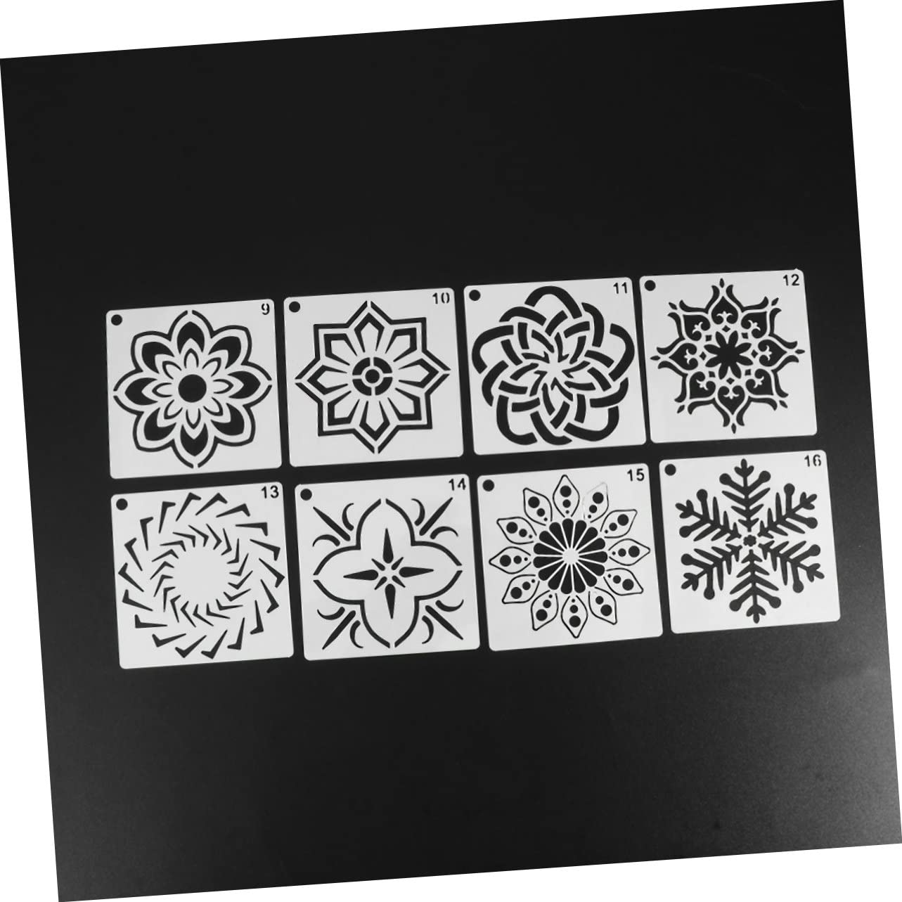 112pièces Pochoirs Mandala Décoration Modèles De Peinture Créatifs Pour Artisanat Et Arts Visuels Pochoirs Relief Pour Projets Artistiques