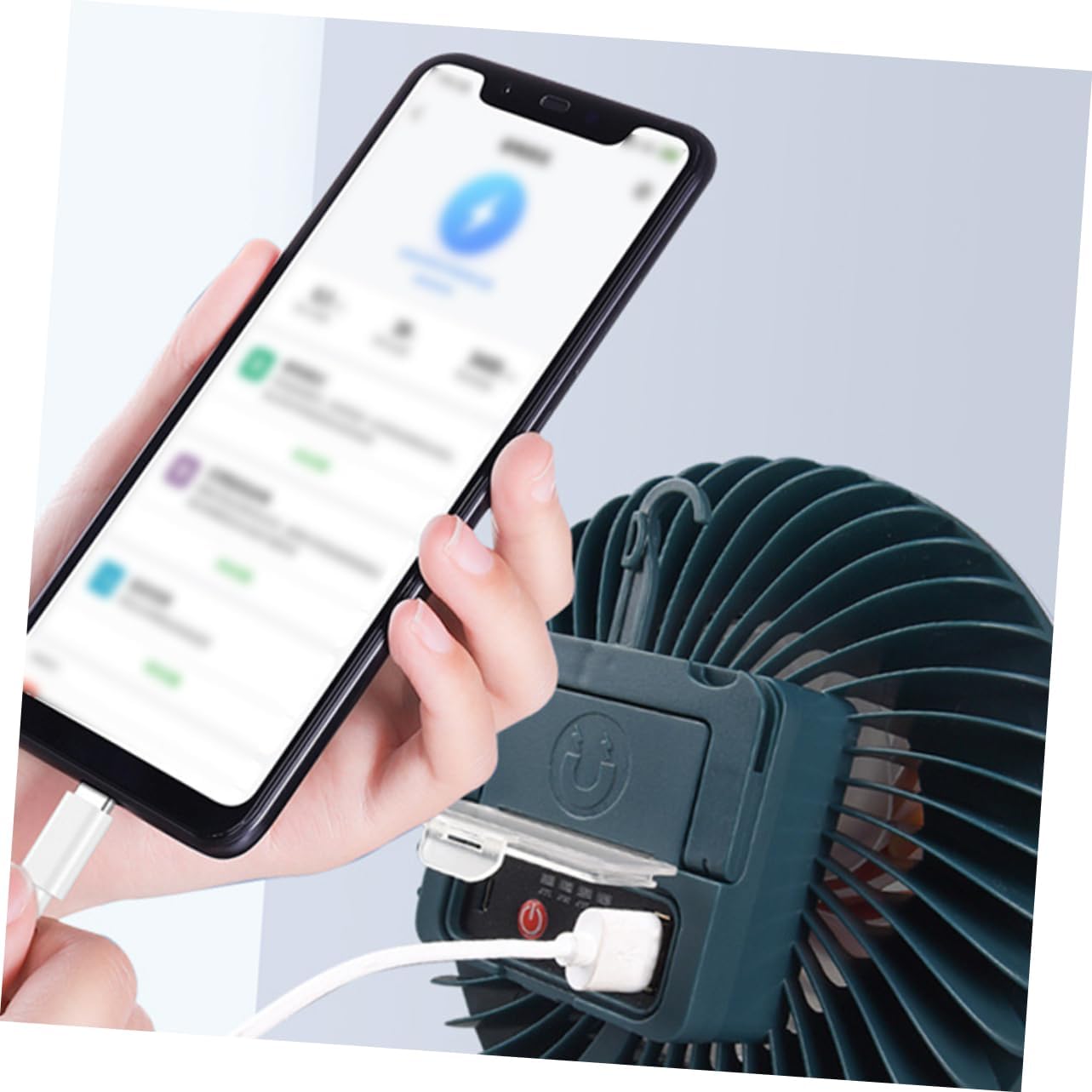 BESPORTBLE USB Charging Tent Camping Light and Fan with Hanging Hook Portable Led Lamp for Outdoor Use Multi-Function Battery Operated Lighting for Tents Travel and Emergencies