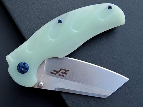 Miniatura 5 de Eafengrow EF932 - Cuchillo de bolsillo G10 con mango D2, cuchillo de hoja de acero con rodamiento de bolas, cuchillo abierto seguro para camping,