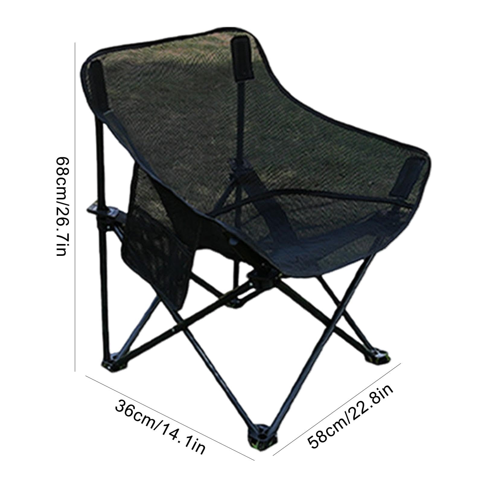 Sedia Robusta Per Esterno Sgabello Da Riposo Robusto Con Struttura | Pieghevole Sgabello da Riposo, Attrezzatura da Esterno per Campeggio, Pesca, Trekking, Picnic, Viaggio
