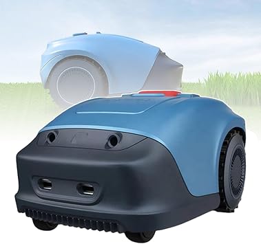 Wireless Robot Lawn Mower, Robot Mower Without Perimeter Wiring, App Control, Lawn Width and Height 18cm/2-5.5cm, Multi-Zone Management, Strong Climbing Ability, For Lawn
