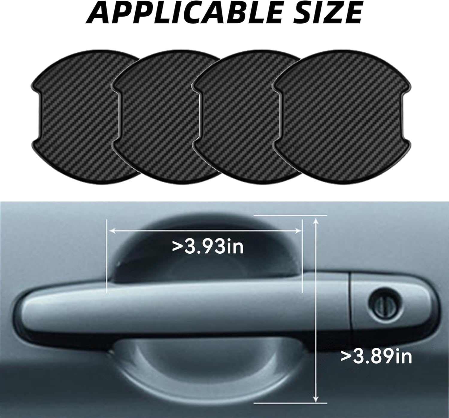 Booda Brand Protecteur poignee pour Vauxhall Corsa 19-26 | Protecteurs offrent defense fiable contre rayures des ongles et cles. Conception precise assure un exterieur elegant.