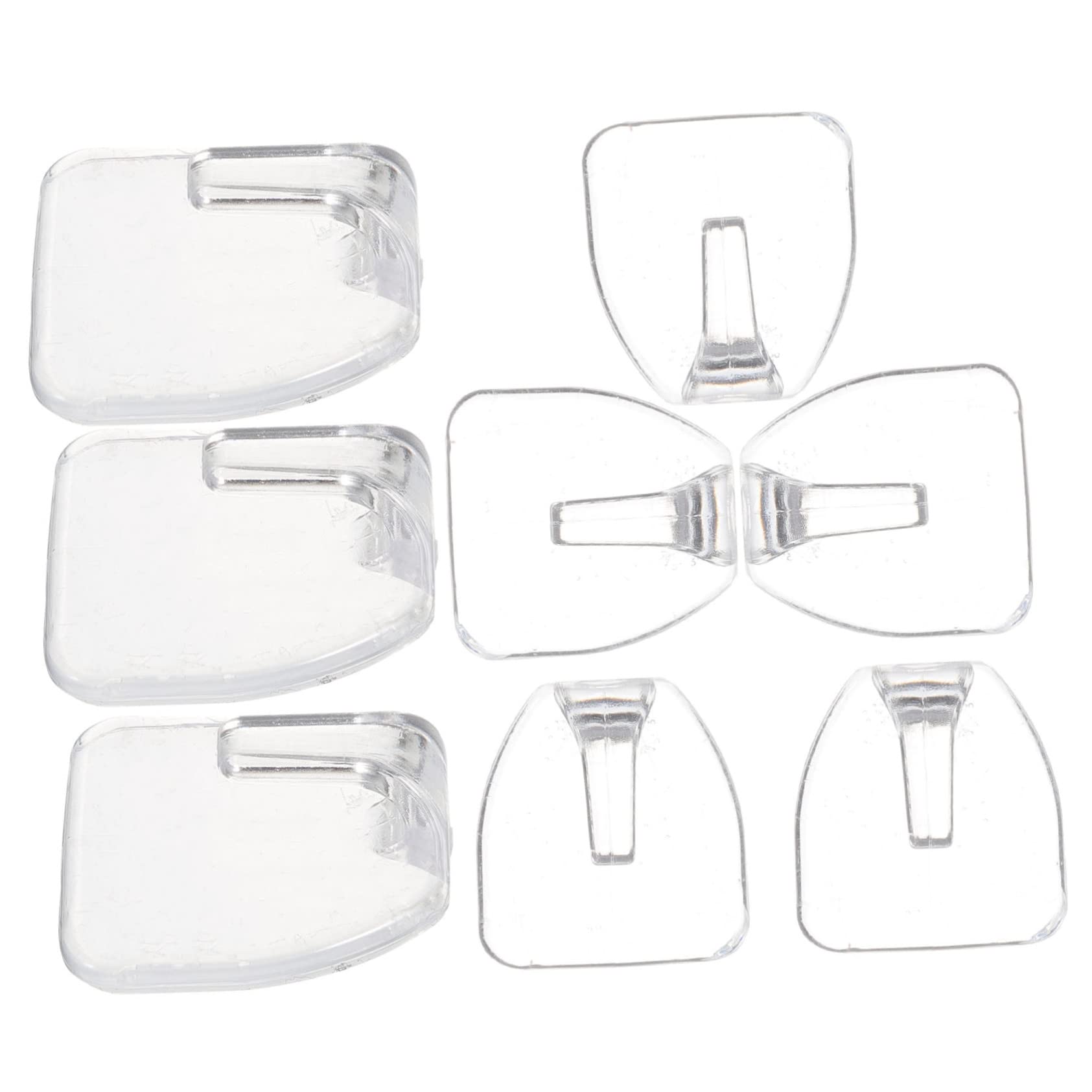 UKCOCO 32piezas Ganchos Adhesivos Transparentes Para Colgar Pared Ganchos Resistentes Para Baño y Cocina Instalación Fácil Sin Daños Para Toallas y Accesorios Del Hogar
