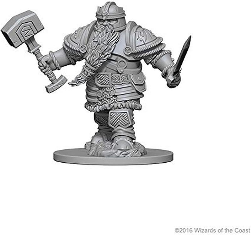 D&D Nolzur’s Marvelous Miniatures: Dwarf Male Fighter