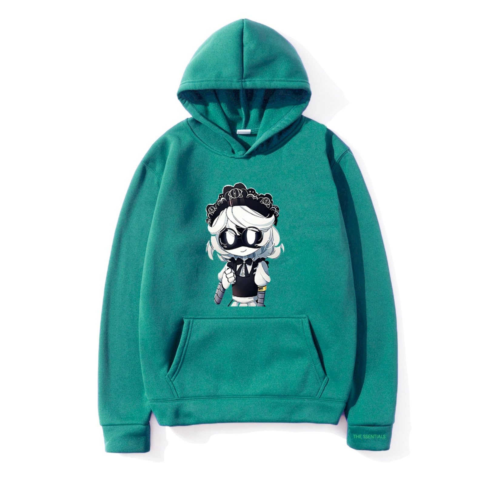 CUTTE Murder Drones Official Merch | Serial Designation Hoodie | Unisex Oversized Comfort Fit (green,M)