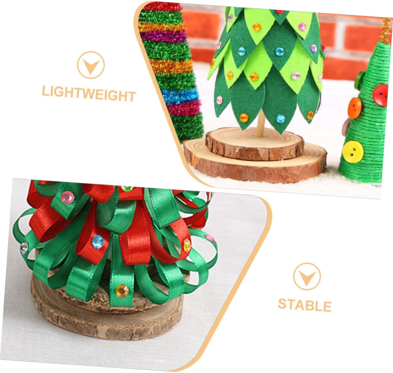 5pcs Solid Christmas Tree Base Diameter Tree Stand Holder for Holiday Decorations Support