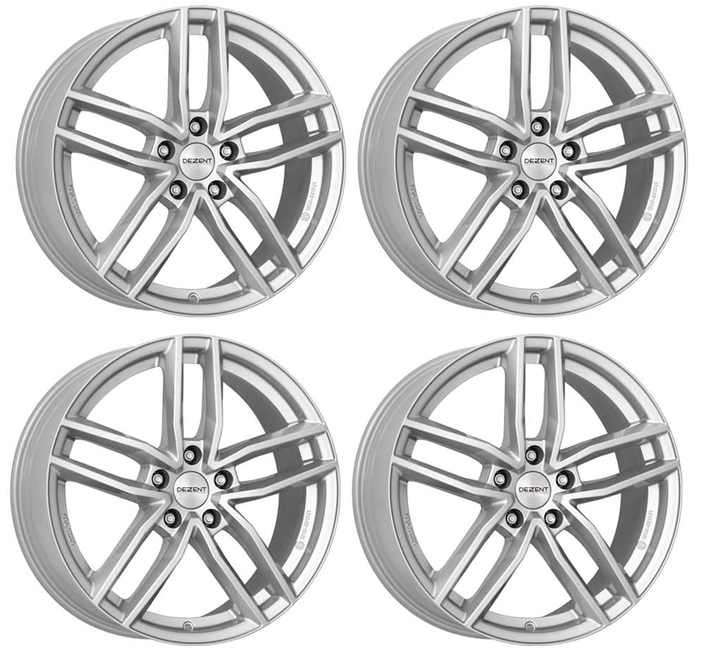 4x Dezent alloy rims TR silver 6.5Jx16 ET41 5x112