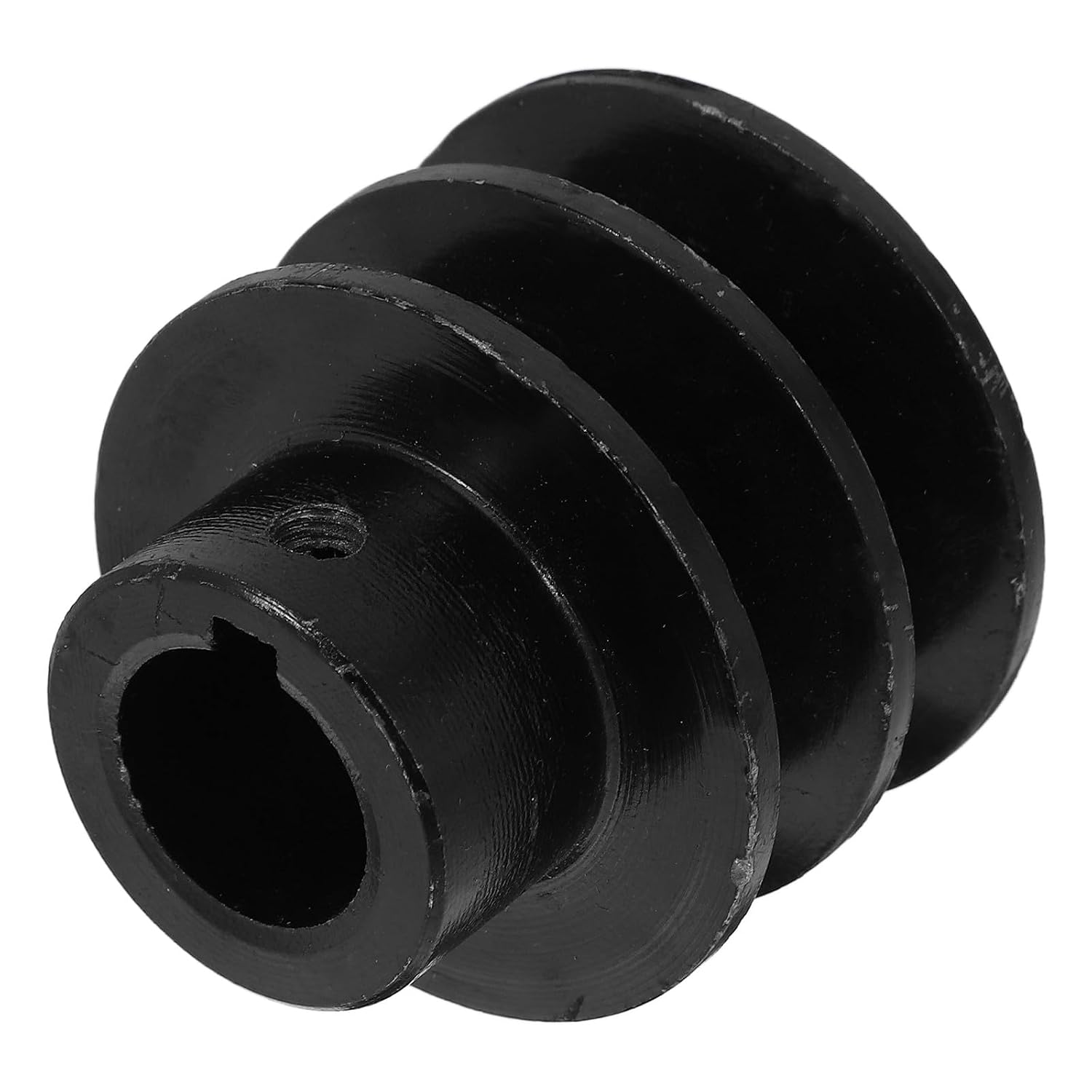 Gas Engine Double Groove Sheave V-Belt Pulley 19mm Shaft Water Pump Replacement Mechanical Pulley for Industrial Power Transmission