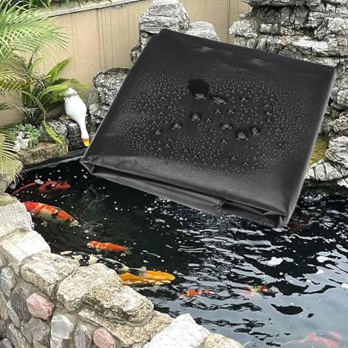 Bâche de bassin à poissons en PEHD bâche 6 x 6 m pour cascades et fontaines