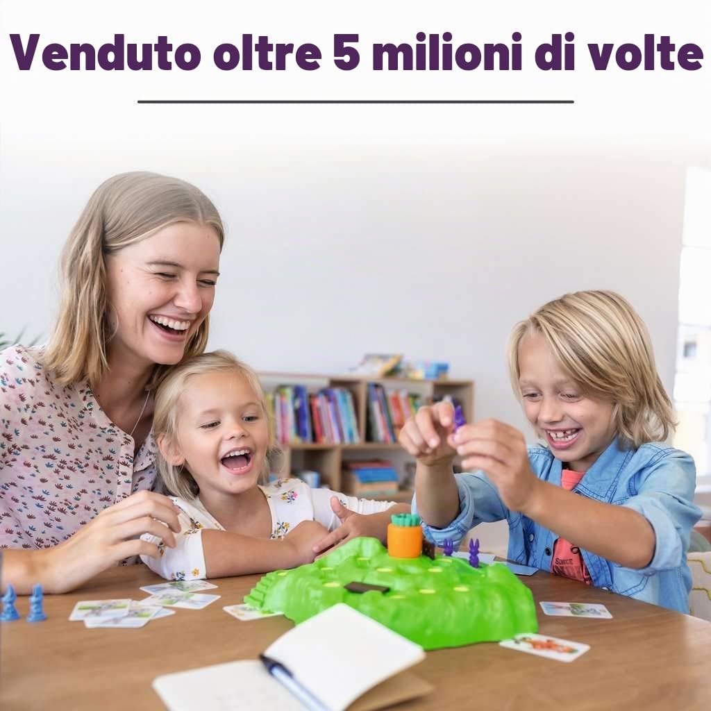 Ravensburger 21556 Lotti Karotti - Gioco da tavolo per bambini dai 4 anni in su, gioco di famiglia per bambini e adulti, gioco classico per 2-4 giocatori