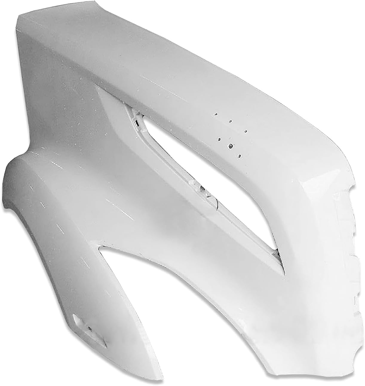 KOZAK Fiberglass Hood Fender Right Passenger Side compatible with Volvo VNL 2018 2019 2020 PLUS Logo, 2X 22 Windshield Wipers, License Plate Frame and Vest