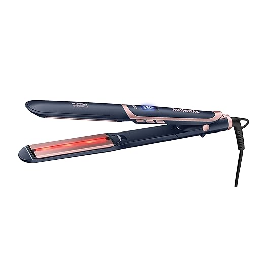MONDIAL Prancha Alisadora InfraRed, Azul/Golden Rose, Bivolt - P-01-IR