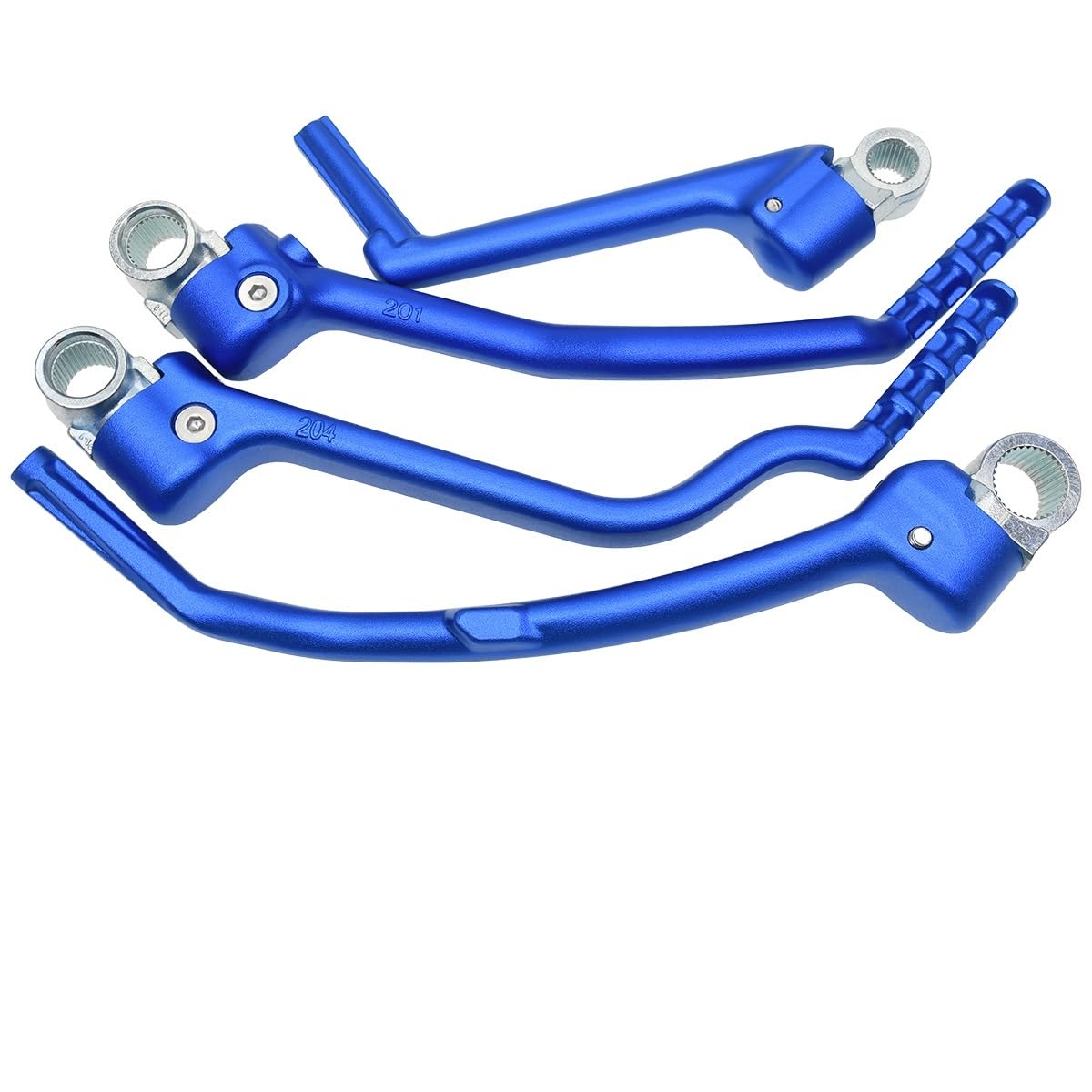 Adatto per Yamaha YZ WR 125 250 250X 250F 250FX 450FX YZF Parti di Motocross Forgiato Kick Start Leva di Avviamento Pedale Pedivella Accensione Moto(Kick Start Lever 203)