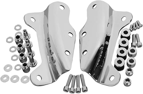 Miniatura 6 de XMT-MOTO - Kit de equipaje con almohadilla de respaldo pequeña para Harley Davidson Touring modelos 2009-2013, con kit de montaje Chrome Tour Pack