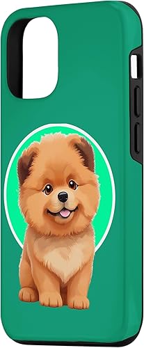 Miniatura 2 de iPhone 13 Cute Happy Chow Puppy Dog Cartoon Dog to Fall in Love Case