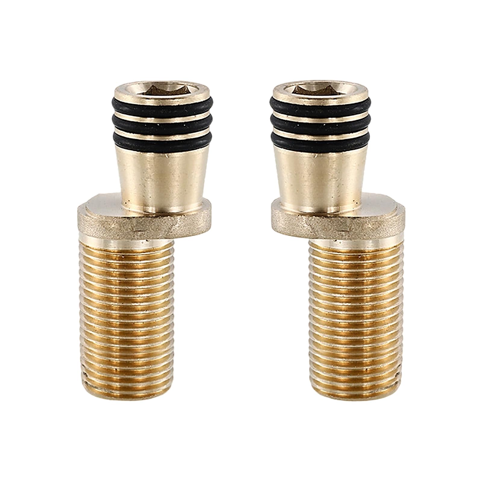 2 Divisions Modifiable Curvilinear Shower Faucet Parentheses Closed Hoop Encompassed Space Saving Permanent Bathroom Addons Double Shower Arm Holder Bronze Alloy