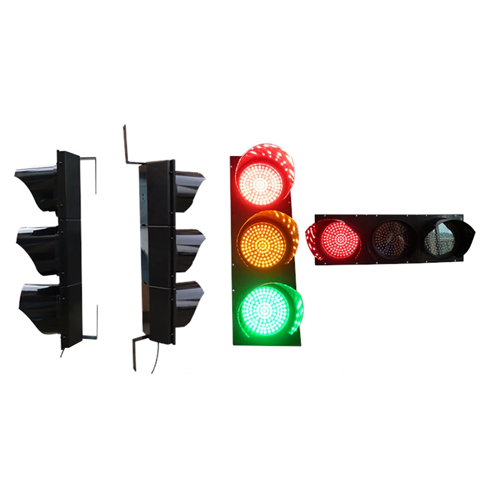 信号機型 LED ライト 4色 Amazon.co.jp: 2 ライトセクション 赤と緑 100mm/4 インチ LED