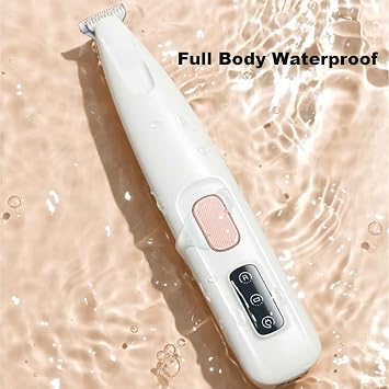 Pet Hair Trimmer, Cat Grooming Trimmer, LED Light, 18mm Wide Blade, Low Noise