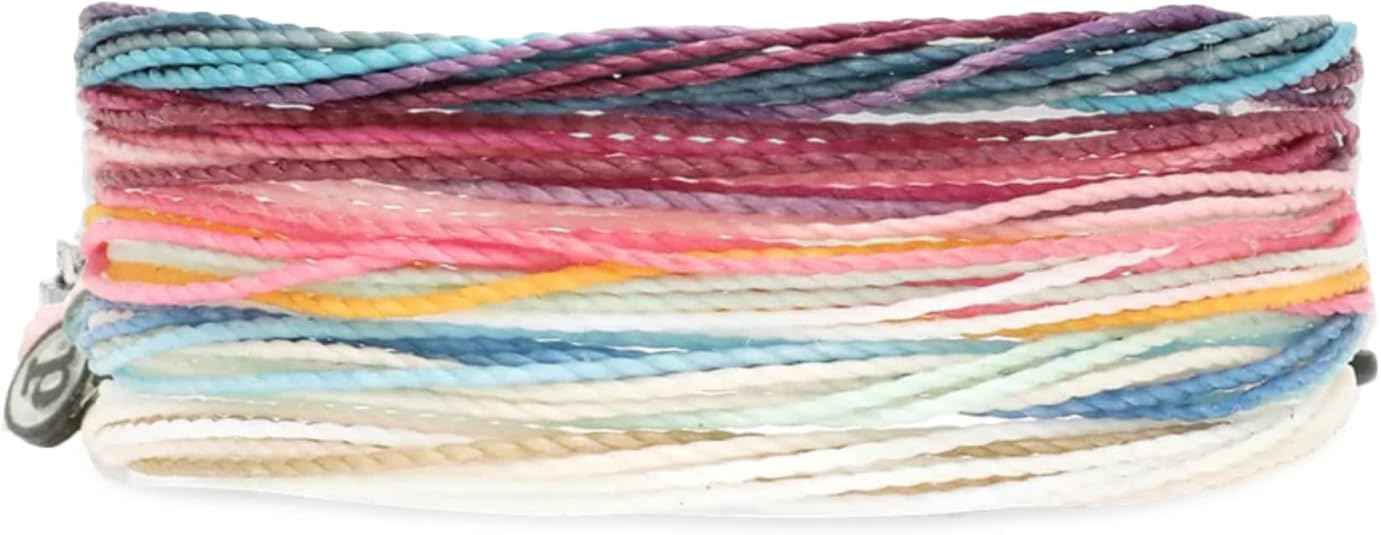Pura Vida Bracelets Pack Spring Daze Friendship Bracelet Pack - Set of 5 Stackable Bracelets for Women, Beach Bracelet & Accessoriess - 5 String Bracelets