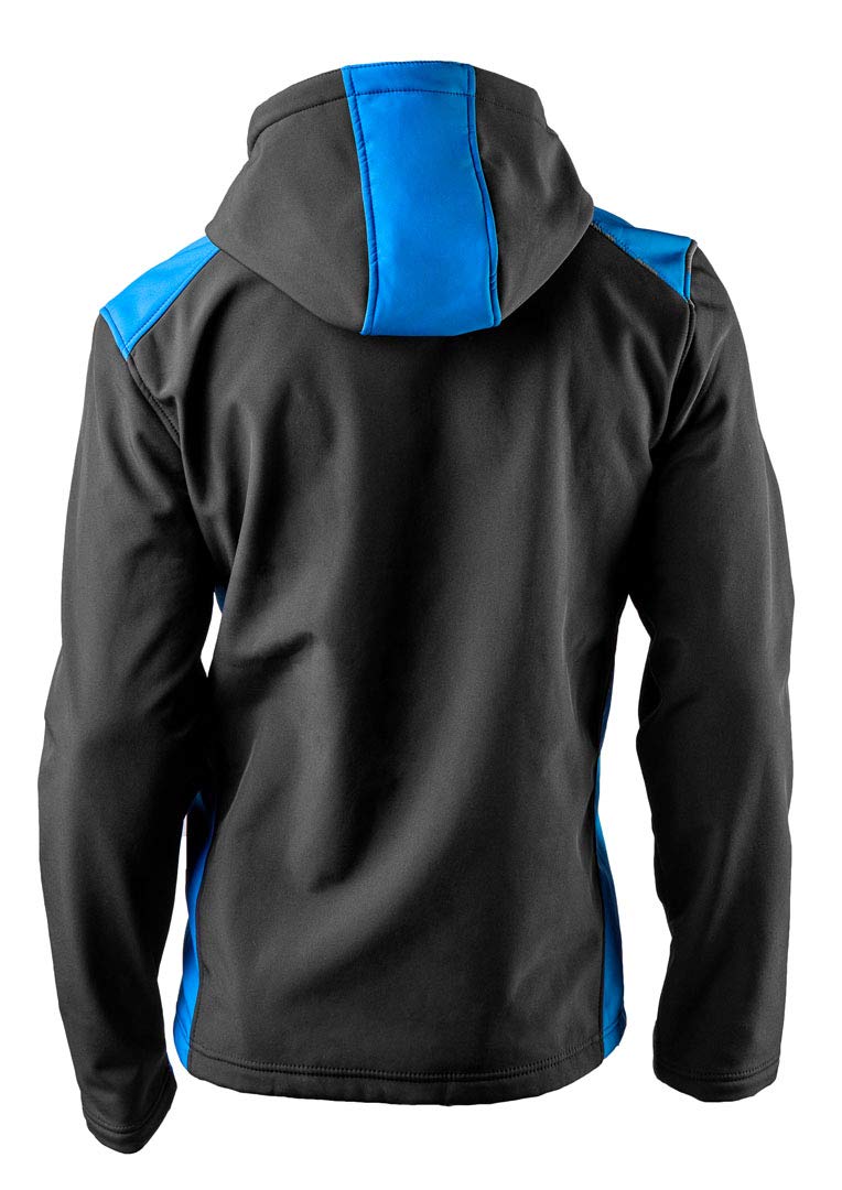 NEO TOOLS Herren Arbeits-Softshelljacke HD+ mit Kapuze, 94% Polyester | 6% Elasthan, Gr. S-XXL, Winddicht, Wasserabweisend (5000 mm), Atmungsaktiv (3000 g/m2), Wasserdichte Reißverschlüsse