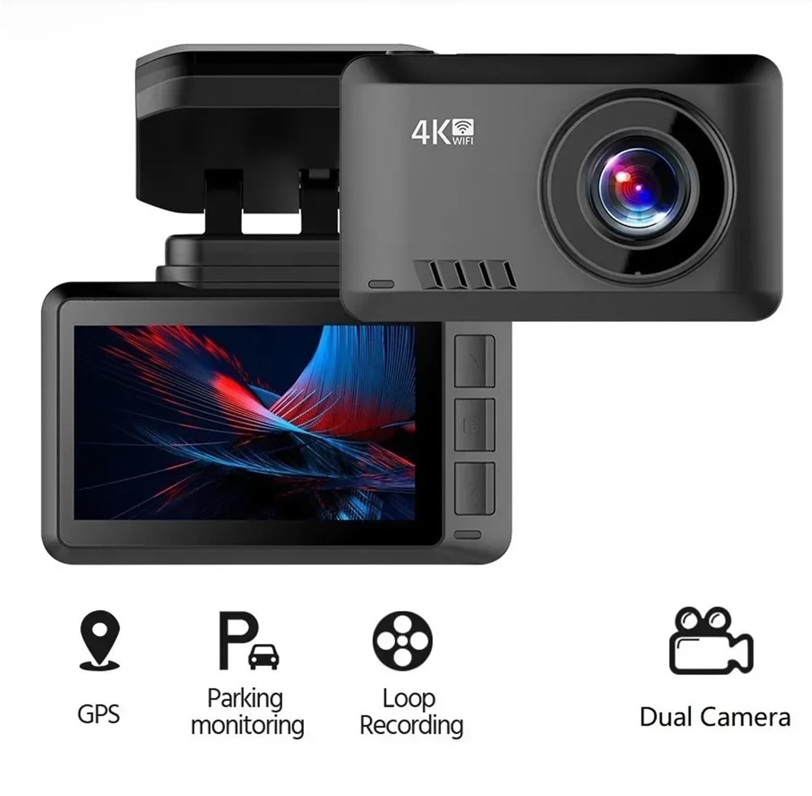 E32 - Dashcam voor Auto - WiFi - Dashcams - FullHD video - Geen Camera