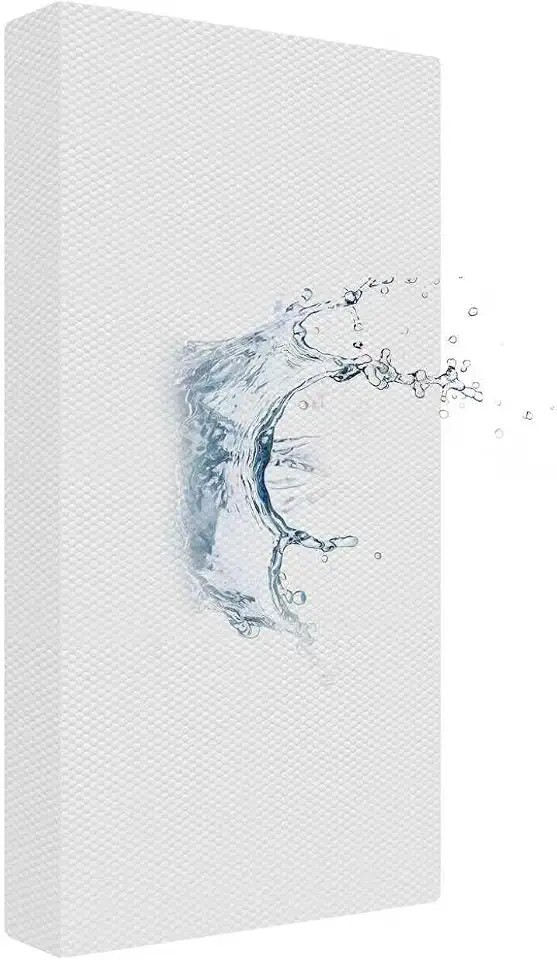 مرتبة من غويدر بمقاس 120x60x10 سم بصلابة متوسطة بلون أبيض مصنوعة من ميموري فوم و TPU وألياف