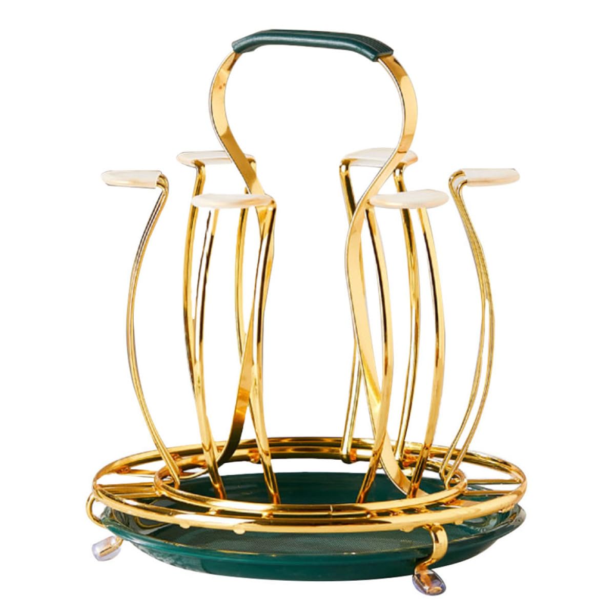 GALPADA Porte-gobelet Égouttoir en Fer Robuste et Antirouille Cuisine Domestique ou Professionnelle, Support de Tasse Créatif et Décoratif Design Européen