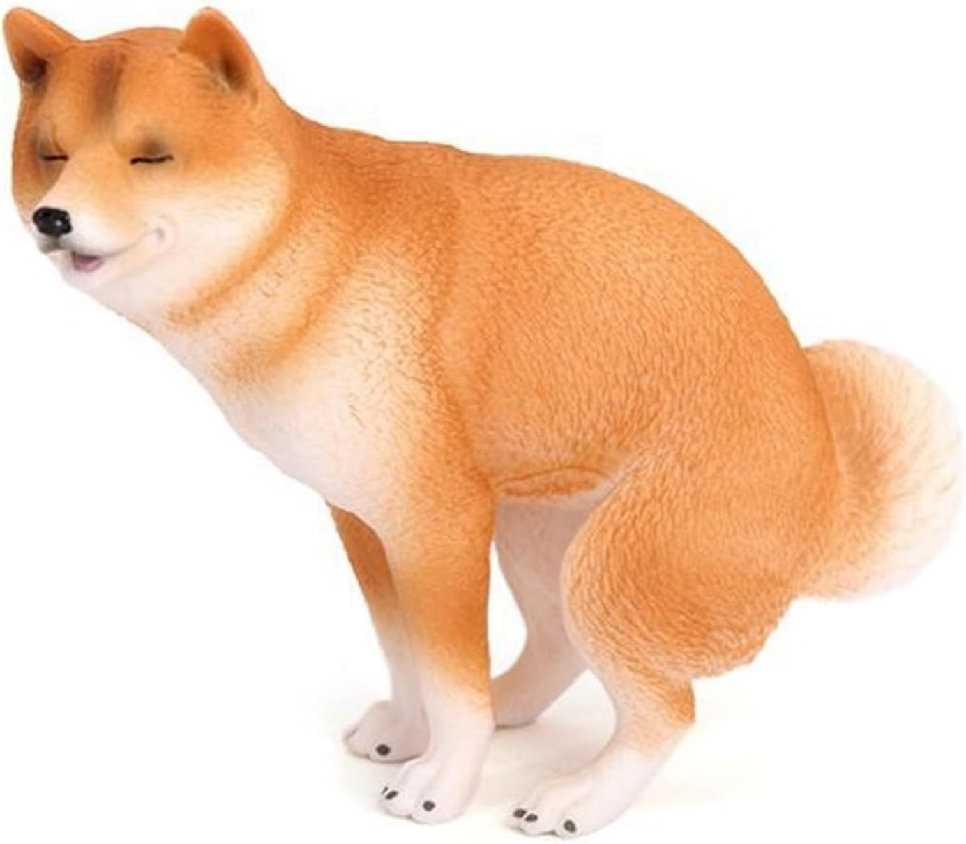 Amazon.co.jp: SOCONICA 柴犬 うんちポーズ 置物 インテリア 雑貨