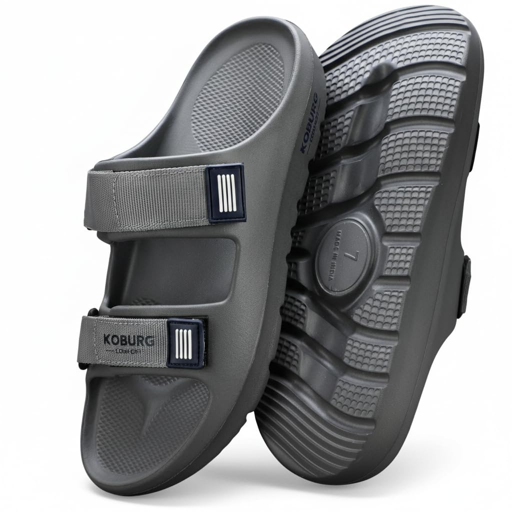 Nexa Sandals for Men| Stylish Trending | Comfortable | Super soft | Lightweight | EVA Sole | Casual Sandals | Slippers | Flip Flops for Men KF-464-image-21