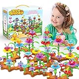 UREC Flower Garden Building Toys for 3, 4, 5, 6 Year Old Girls, STEM Educational Activity for...